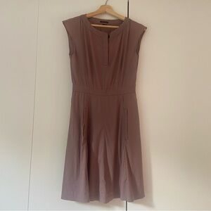 Modern Sleeveless A-Line Dress with Pockets | Size 2 | Purple Grey Mauve
